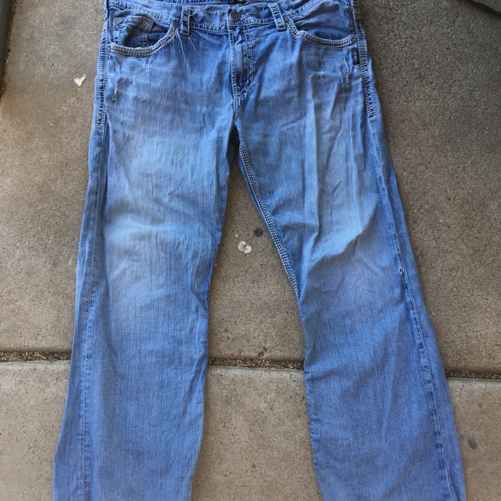 Y2K unisex Light Blue Denim Jeans